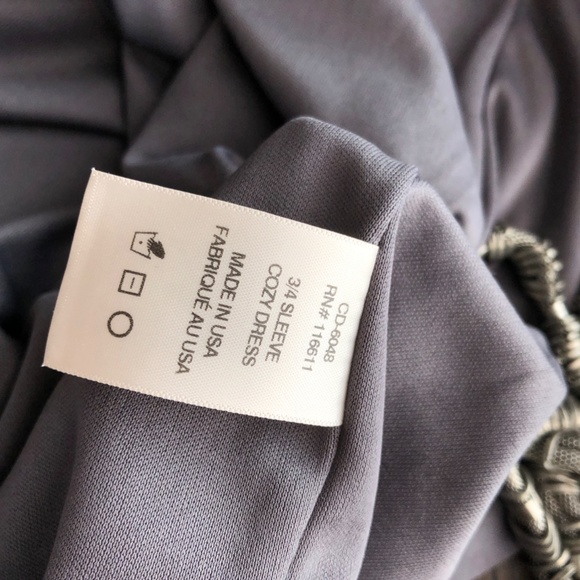 ANTHROPOLOGIE Amadi Lea two tone sweater dress in gray - Picture 11 of 16